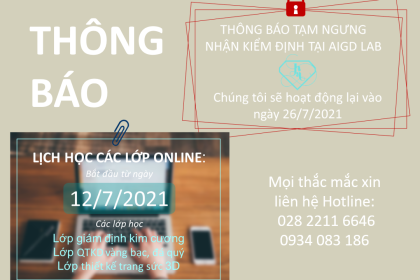 THÔNG BÁO TẠM DỪNG HOẠT ĐỘNG 15 NGÀY THEO CHỈ THỊ SỐ 16/CT-TTg