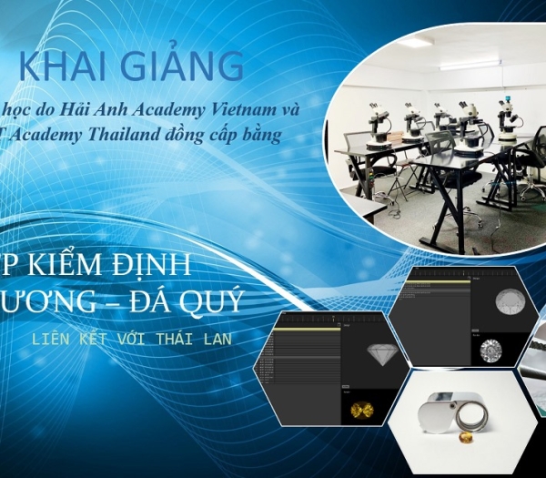 CHƯƠNG TRÌNH HỌC KIỂM ĐỊNH KIM CƯƠNG – ĐÁ QUÝ LIÊN KẾT VỚI THAILAND 