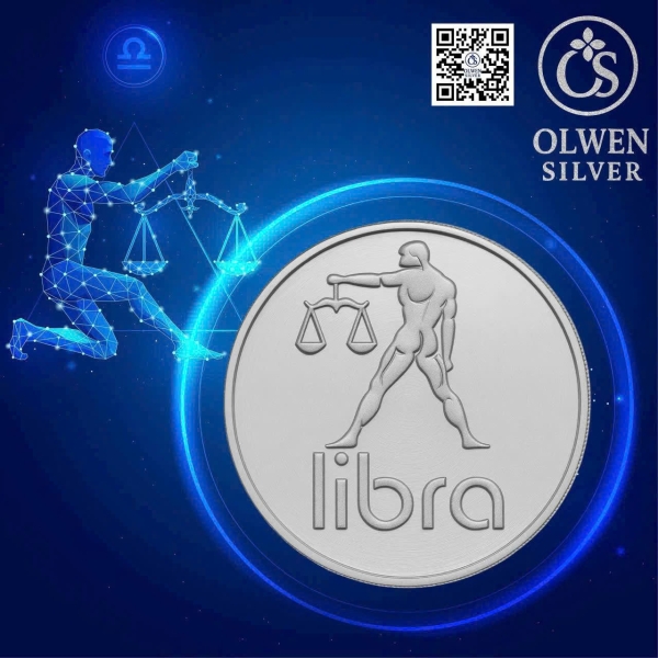 Bạc Coin 12 Cung hoàng đạo - Thiên Bình (Libra)