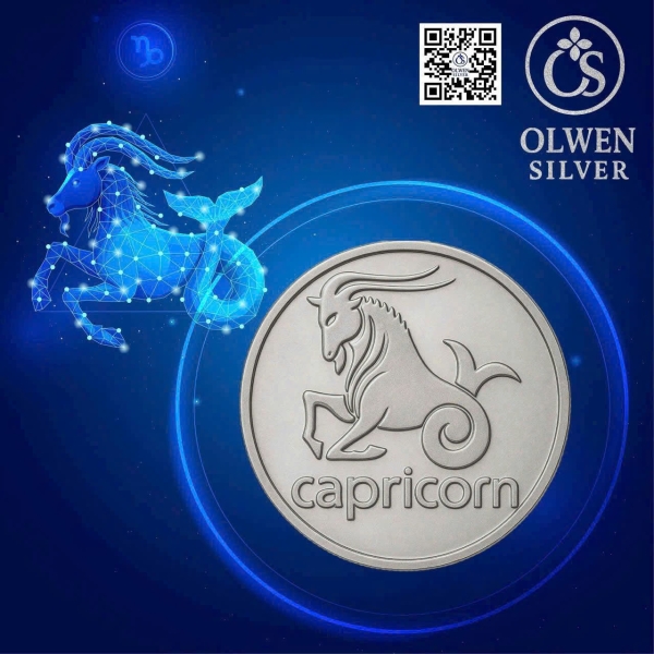 Bạc Coin 12 Cung hoàng đạo - Ma Kết (Capricorn)